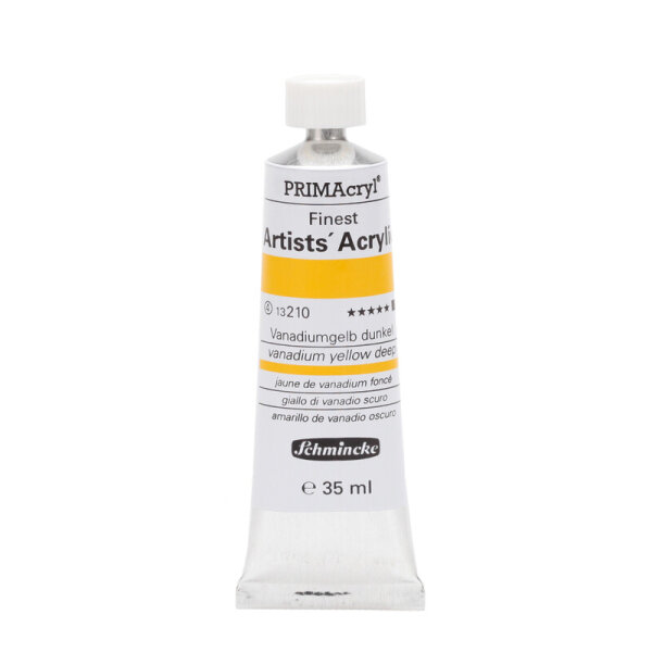 PRIMAcryl Finest Artists Acrylic Vanadiumgelb dunkel 35ml