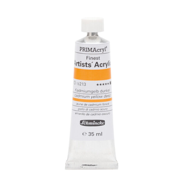 PRIMAcryl Finest Artists Acrylic Kadmiumgelb dunkel, 35 ml