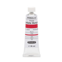 PRIMAcryl Finest Artists Acrylic Pyrrol Rubin, 35 ml