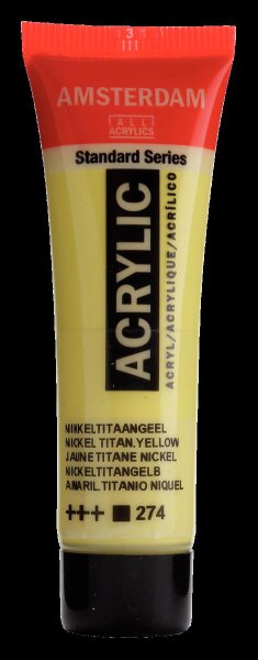 Amsterdam Acrylfarbe 20 ml Nickeltitangelb