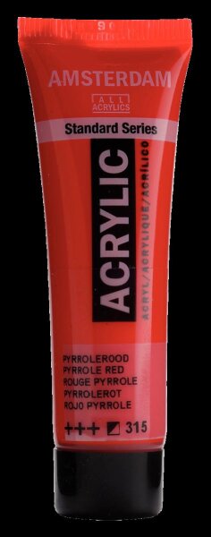Amsterdam Acrylfarbe 20 ml Pyrrolerot
