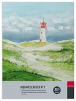 Aquarellblock No.1, 200g, 30x40cm, 20Bl.