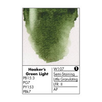 Grumbacher Finest Watercolor 14ml Hookers Green Light
