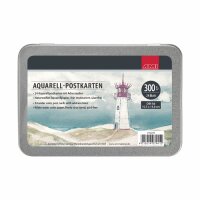 Aquarell Postkarten 300g, A6,24 St./Dose