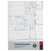Transparentpapierblock  70g, A3, 50Bl.