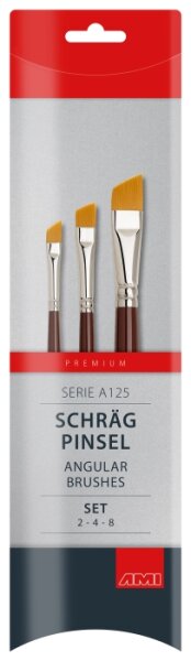 Schrägpinsel A125 Set