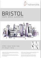 Hahnemühle Bristol Block, 250g/m², DIN A4, 20...