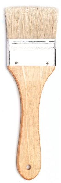 Borstenpinsel Gr. 4, kurzer Stiel