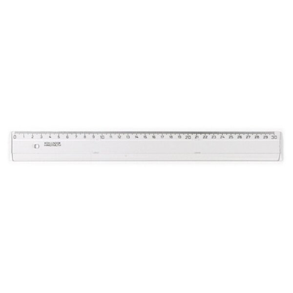 Lineal Kunststoff 30cm, transparent
