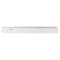 Lineal Kunststoff 30cm, transparent