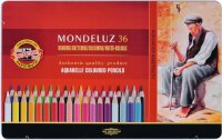 Mondeluz Set 36 Farben, Metalletui