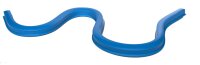 Kurvenlineal 30cm blau, ohne Skalierung