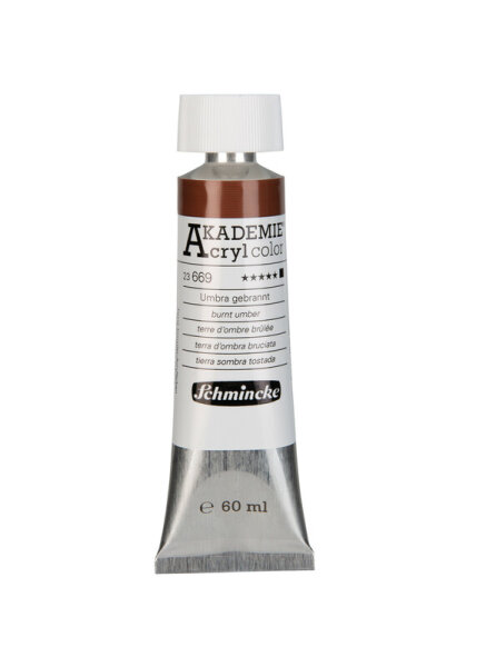 AKADEMIE Acryl color Umbra gebrannt 60ml