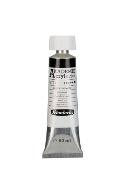 AKADEMIE Acryl color Lampenschwarz 60ml