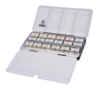 Schmincke HORADAM® AQUARELL Malkästen Metallkasten, 18 x 1/1 Näpfchen