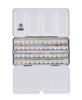 Schmincke HORADAM® AQUARELL Malkästen Metallkasten, 48 x 1/2 Näpfchen